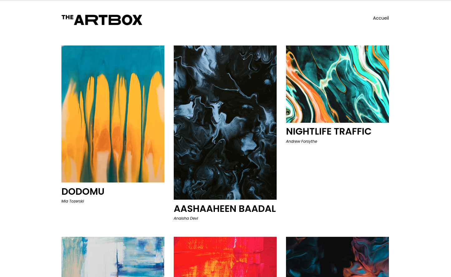 Image du site The Artbox